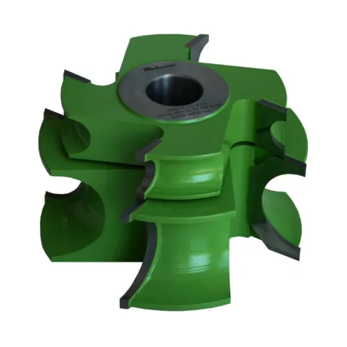 Půlkruhová rádiusová fréza pro spodní frézky, R10mm, 125x20x30mm, Z4, SK (HW), vydutá-konkávní
