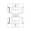 Fréza zaoblovací rádiusová pro spodní frézky, R12,5mm, 150x50-100x40mm, Z3, SK (HW), s pájenými břity