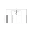 Ø125x50mm Falcovací fréza se šikmými zuby