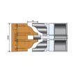 Sada fréz na interierové dveře 01 d:30mm-stavitelná