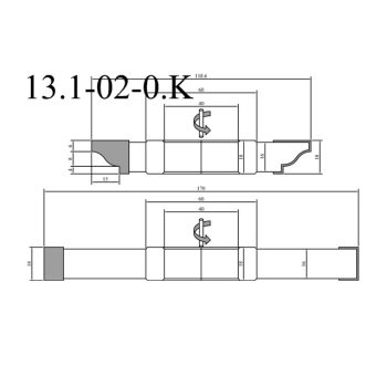   Doplňková sada pro výrobu dveří se skleněnými vložkami 02
