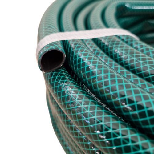 D25mm Zeleno-černá zahradní PVC flexi hadice 25m