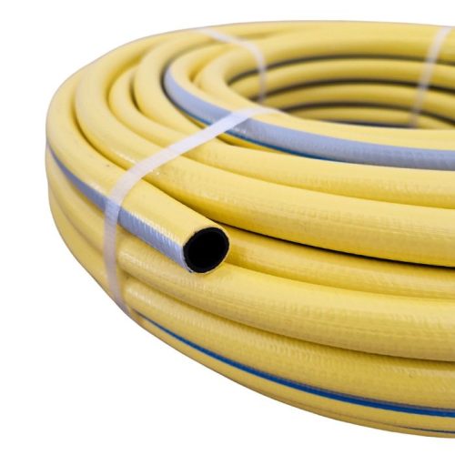 D19mm Žlutá zahradní PVC flexi hadice 50m