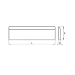 Hoblovací nože 610x35x3mm ocel (WS)