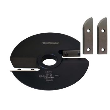   Fréza na výplně dveří a dvířek L (vlevo, dole) s noži-HSS no.8L