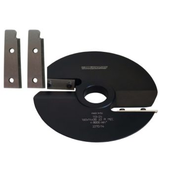   Fréza na výplně dveří a dvířek R (právo, nahoře) s noži-HSS no.4R