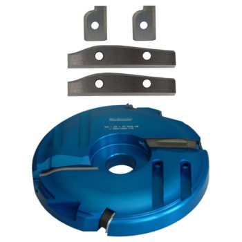   Fréza na výplně dveří a dvířek s předřezy a noži R (právo, nahoře)-HSS