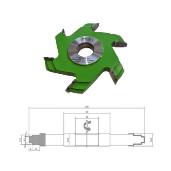 Frézy na drážky celoobvodové kování