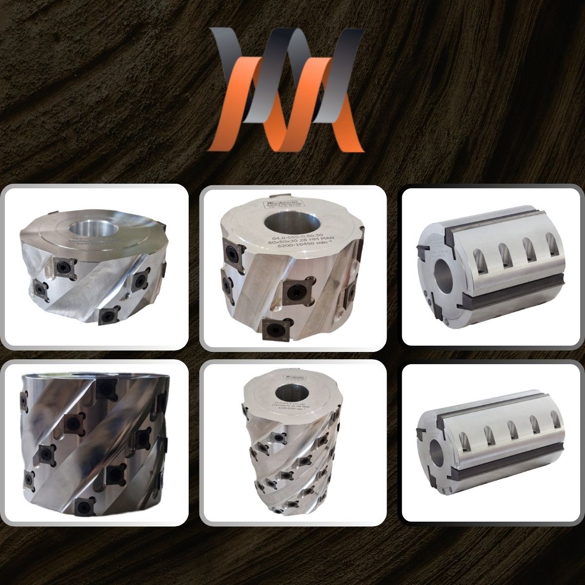 Hoblovací hlavy v truhlářské dílně